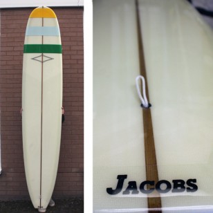 SOLD 9'6 Jacobs Trad Noserider Resin Gloss Bands Volan (logo less series) SOLD